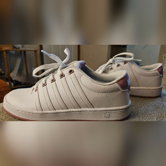 K-Swiss Shoes - ✨️ K•Swiss White and Pink Tennis Sneakers